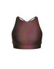 Hologram High Neck Spaghetti Strap Crop