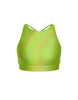 Hologram High Neck Spaghetti Strap Crop