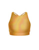 Hologram High Neck Spaghetti Strap Crop