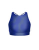 Hologram High Neck Spaghetti Strap Crop
