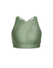 Hologram High Neck Spaghetti Strap Crop