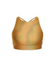 Hologram High Neck Spaghetti Strap Crop