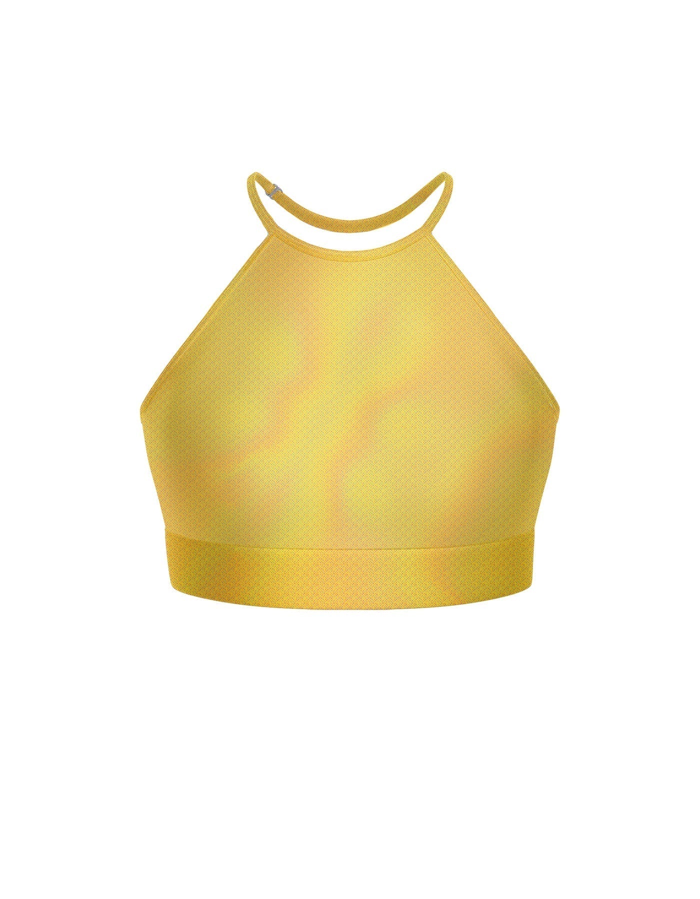 Hologram Halter Binding Crop Top