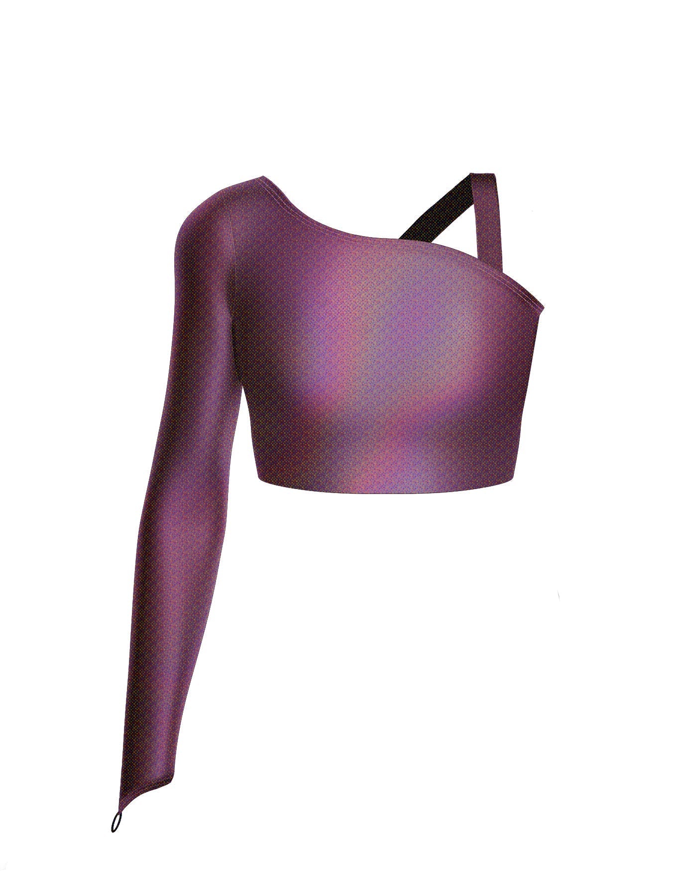 Hologram Sparks Fly Crop Top