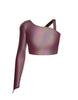 Hologram Sparks Fly Crop Top