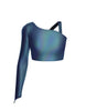 Hologram Sparks Fly Crop Top