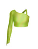 Hologram Sparks Fly Crop Top