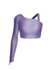 Hologram Sparks Fly Crop Top