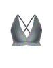 Hologram V Bra with Ruffles