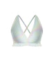 Hologram V Bra with Ruffles