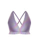 Hologram V Bra with Ruffles