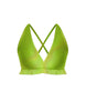 Hologram V Bra with Ruffles