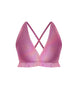 Hologram V Bra with Ruffles