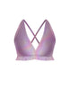 Hologram V Bra with Ruffles