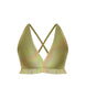 Hologram V Bra with Ruffles
