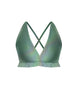 Hologram V Bra with Ruffles