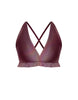 Hologram V Bra with Ruffles