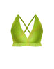 Hologram V Bra with Ruffles
