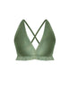 Hologram V Bra with Ruffles