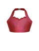 Hologram Halter Sweetheart Bra with Ruffle