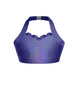 Hologram Halter Sweetheart Bra with Ruffle
