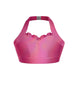 Hologram Halter Sweetheart Bra with Ruffle