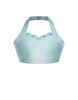 Hologram Halter Sweetheart Bra with Ruffle