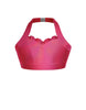 Hologram Halter Sweetheart Bra with Ruffle