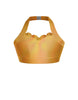 Hologram Halter Sweetheart Bra with Ruffle
