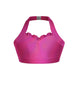Hologram Halter Sweetheart Bra with Ruffle