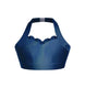 Hologram Halter Sweetheart Bra with Ruffle