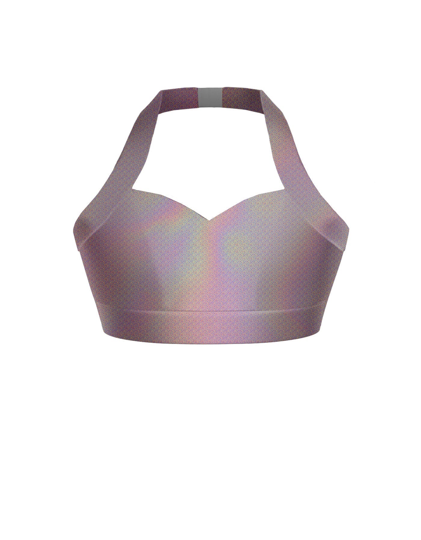 Hologram Halter Sweetheart Bra