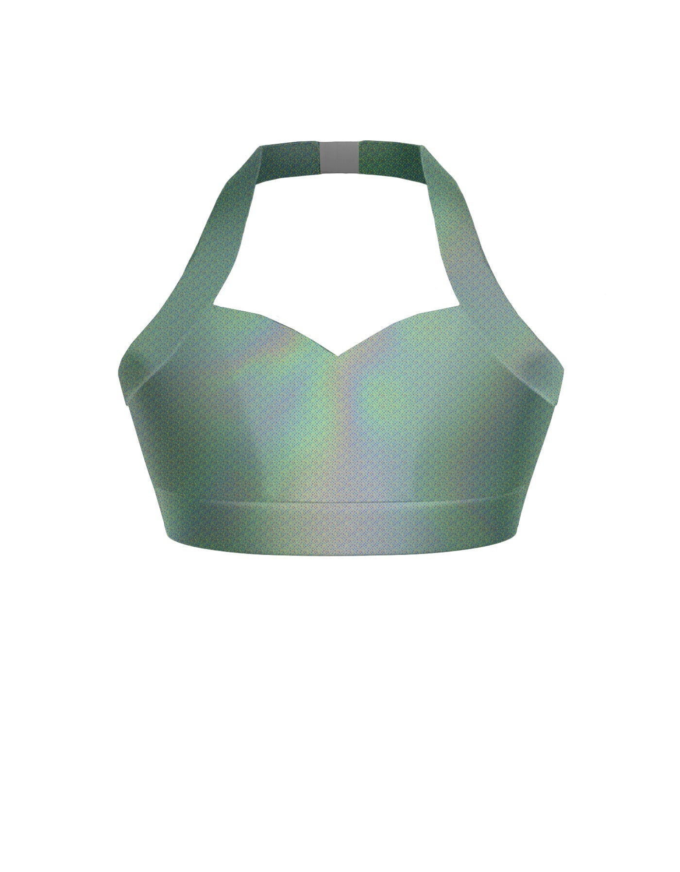 Hologram Halter Sweetheart Bra