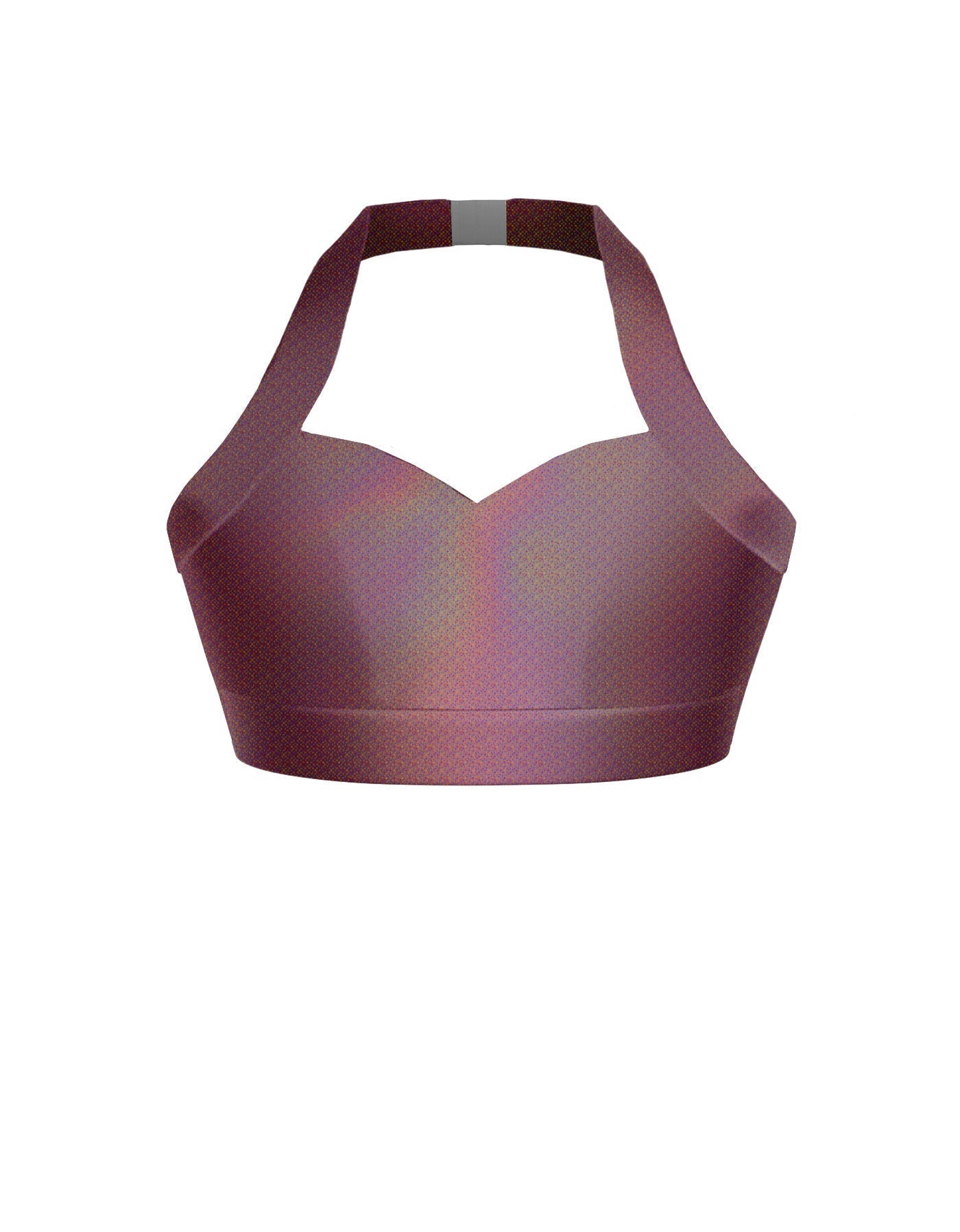 Hologram Halter Sweetheart Bra