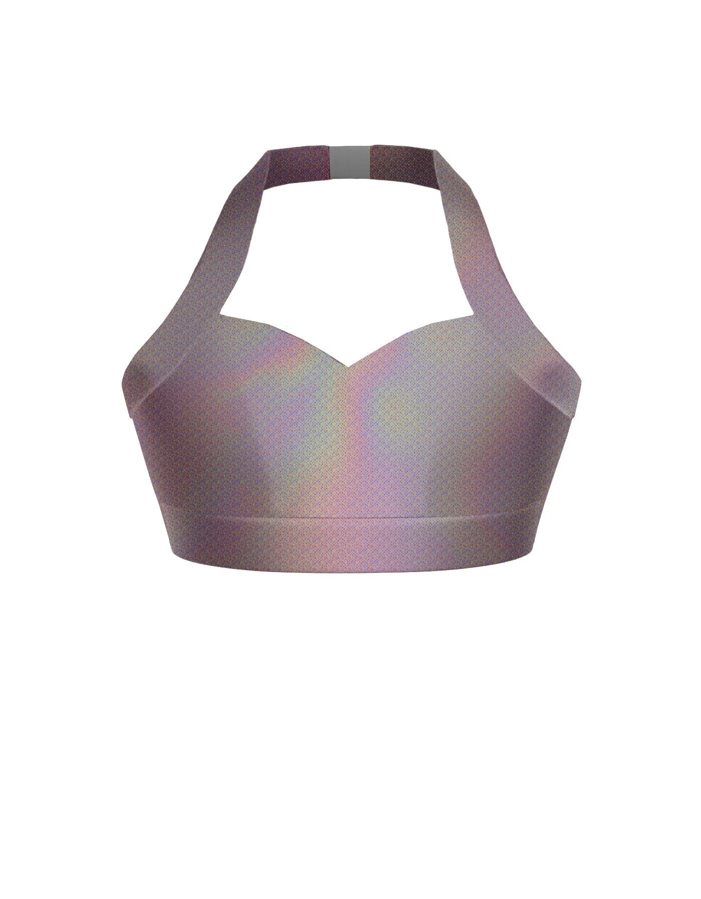 Hologram Halter Sweetheart Bra