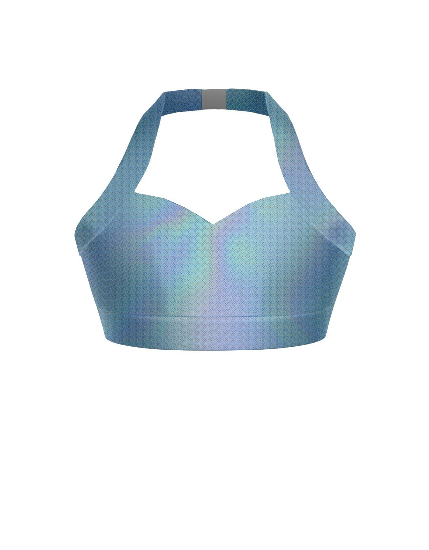 Hologram Halter Sweetheart Bra