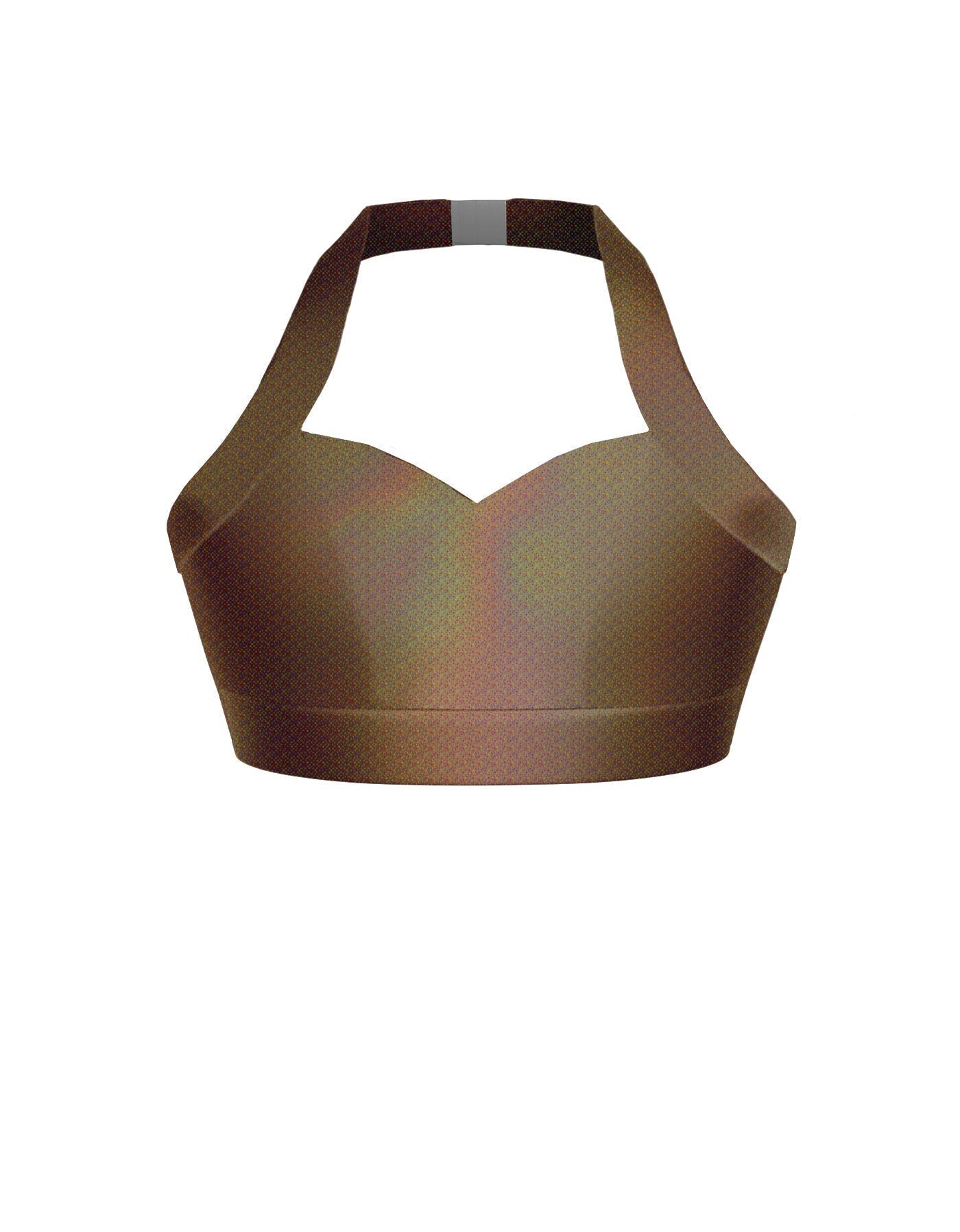 Hologram Halter Sweetheart Bra