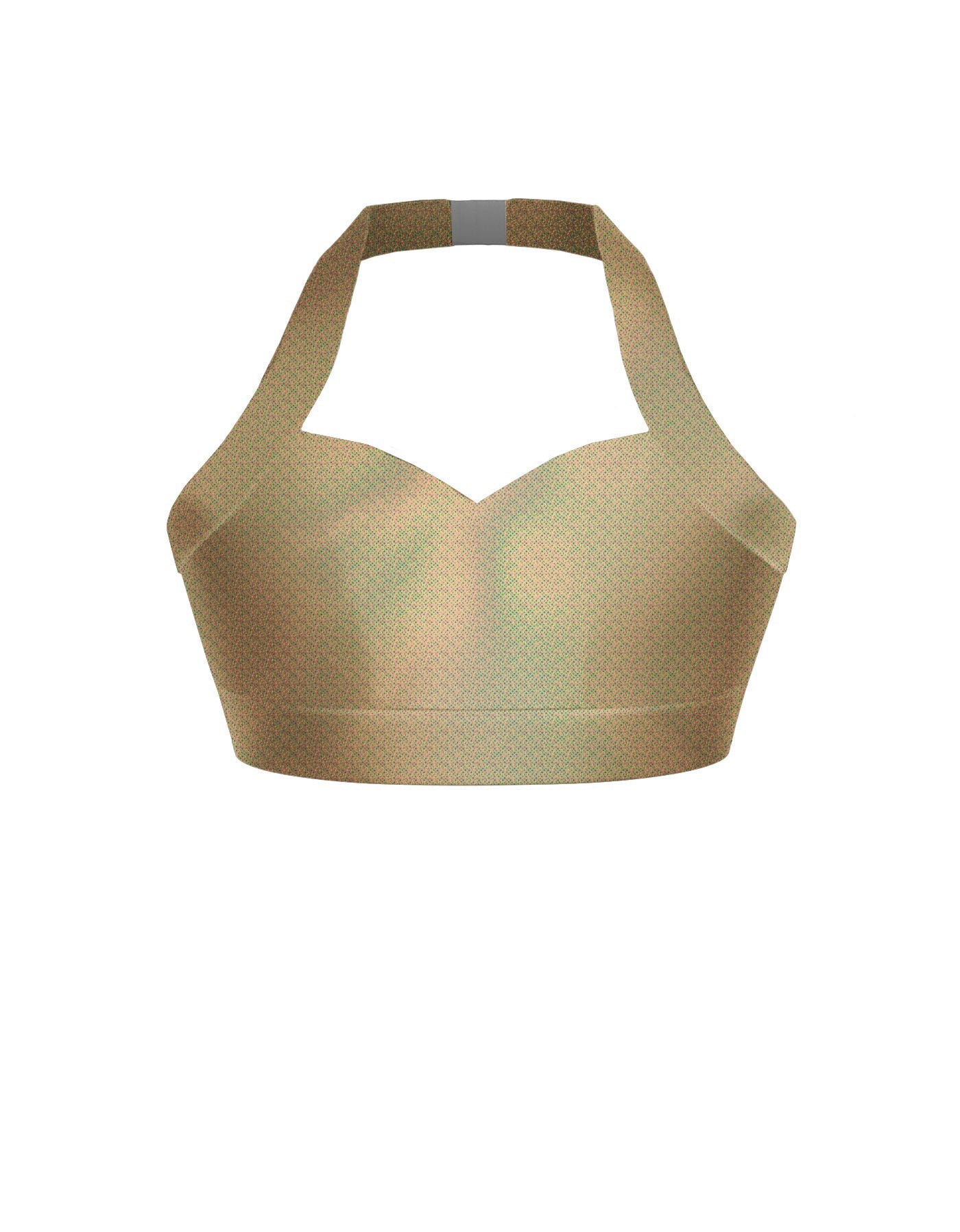 Hologram Halter Sweetheart Bra