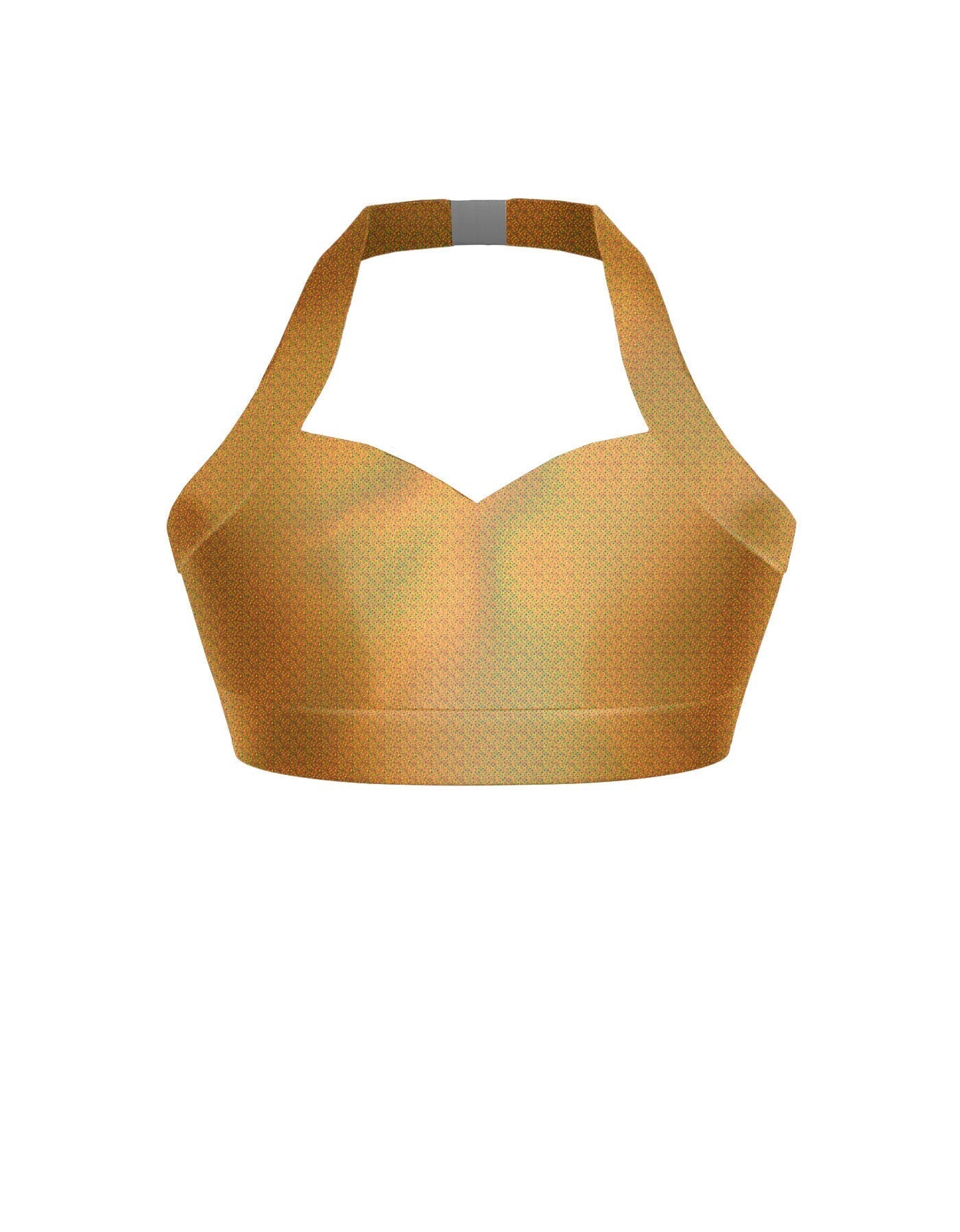 Hologram Halter Sweetheart Bra