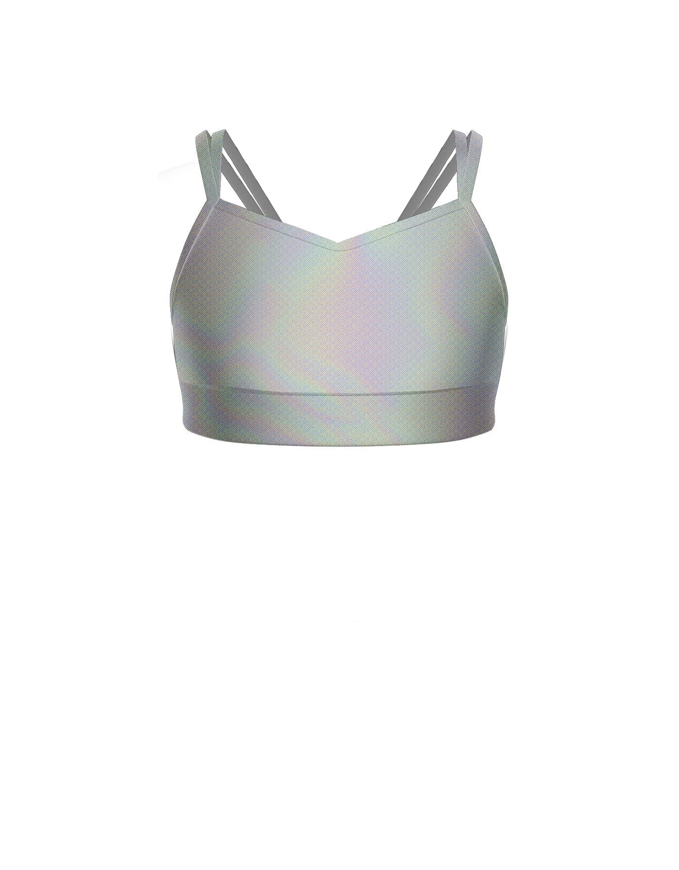Hologram Sweetheart Double Strap Halter Bra