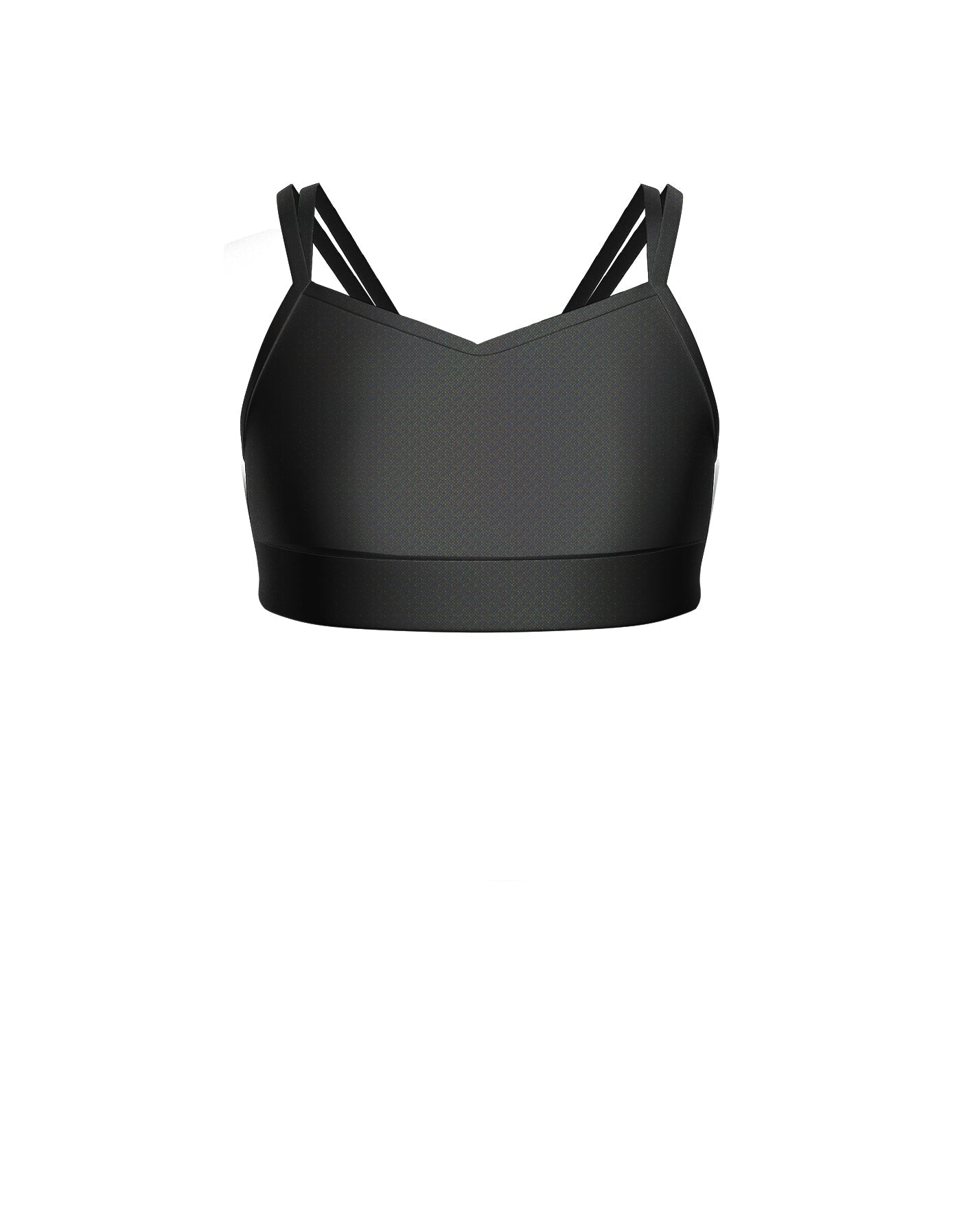 Hologram Sweetheart Double Strap Halter Bra
