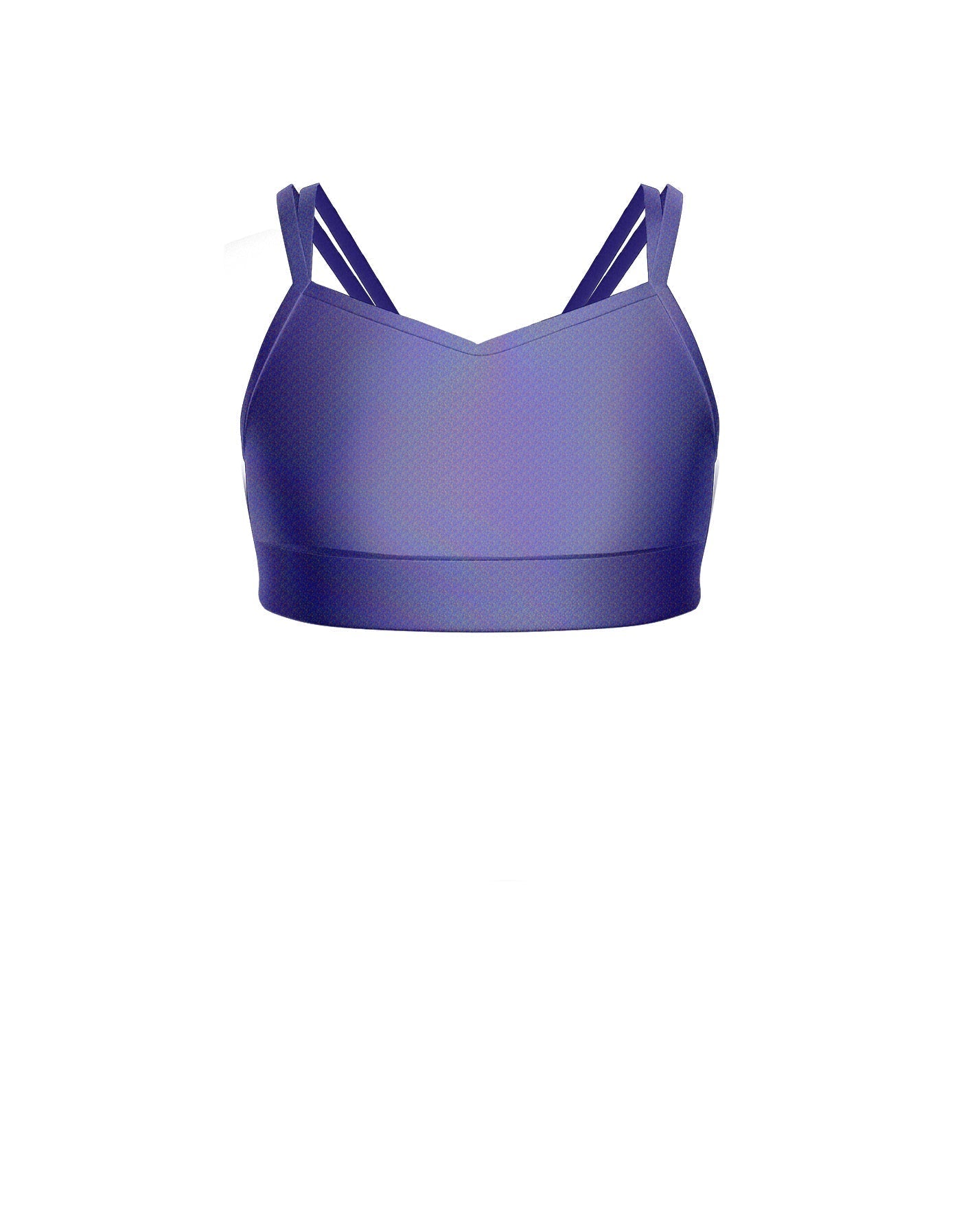 Hologram Sweetheart Double Strap Halter Bra