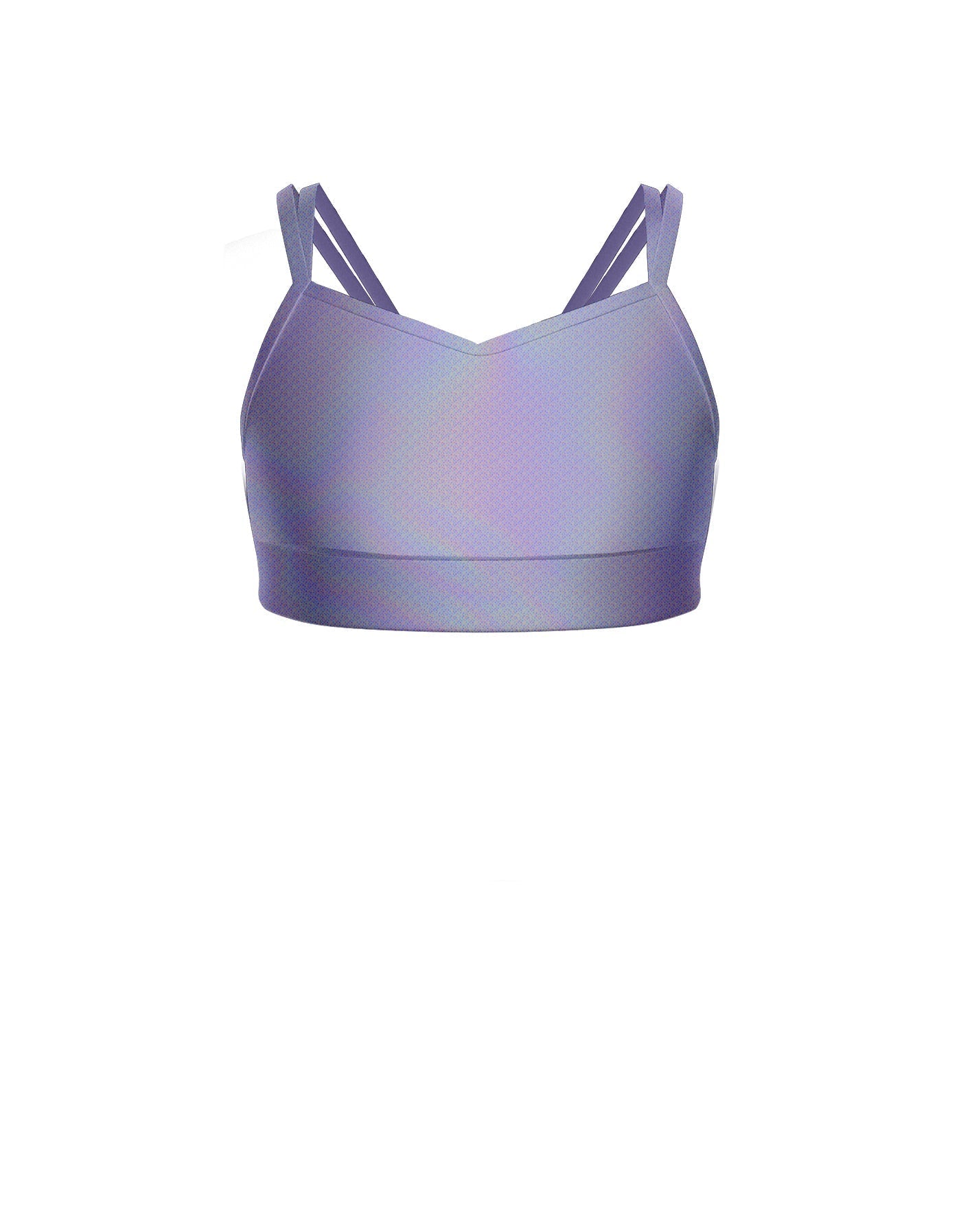 Hologram Sweetheart Double Strap Halter Bra