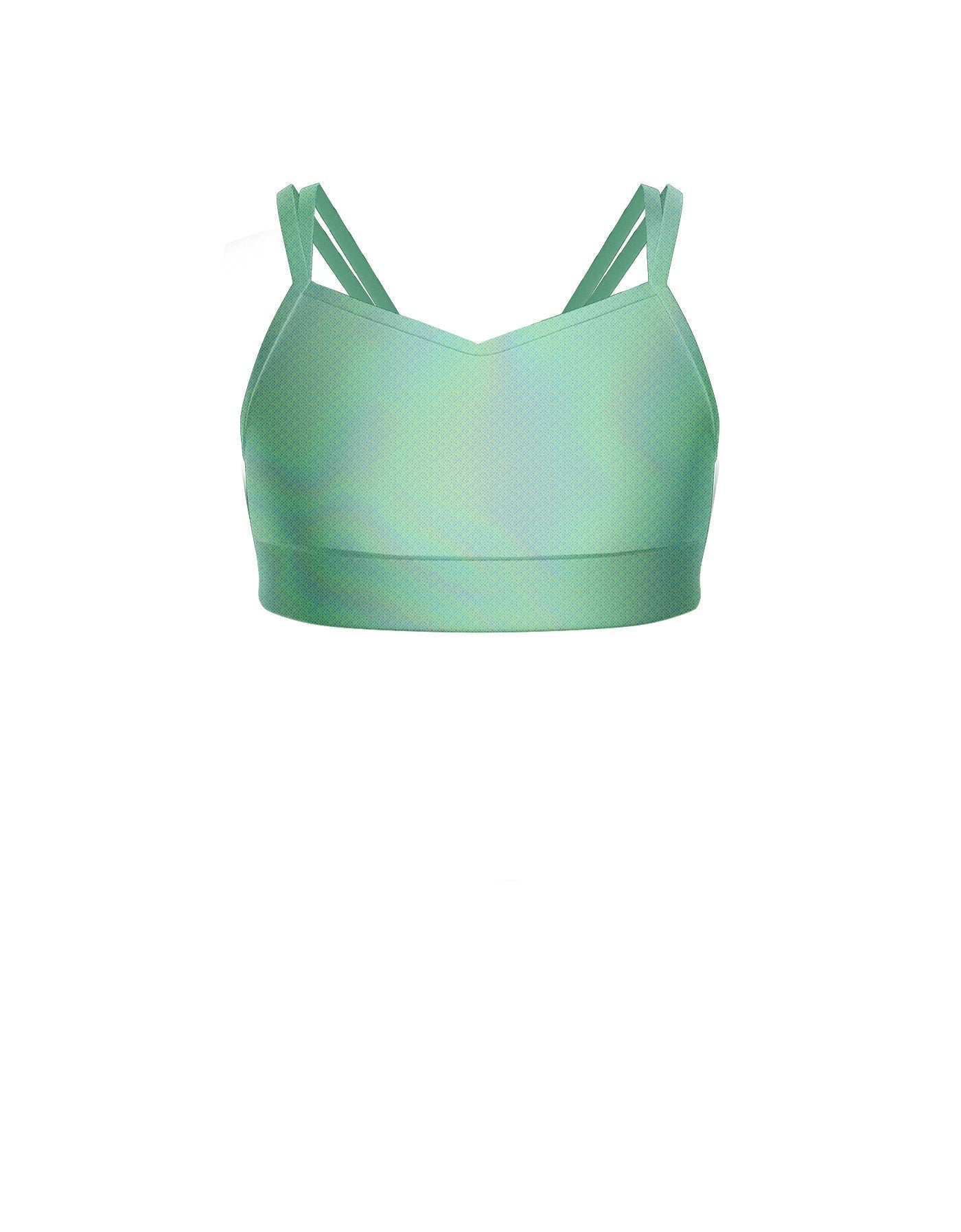 Hologram Sweetheart Double Strap Halter Bra