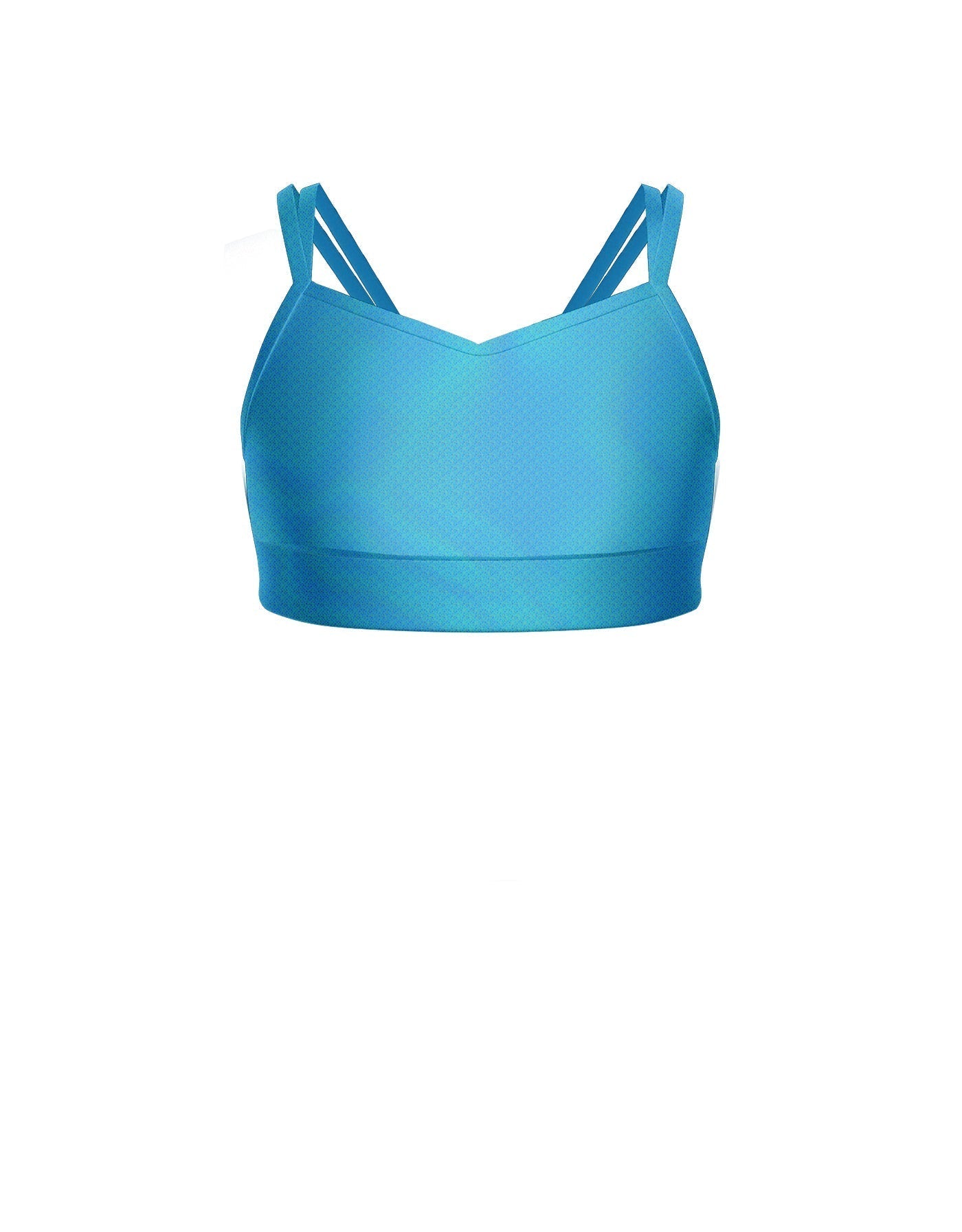 Hologram Sweetheart Double Strap Halter Bra