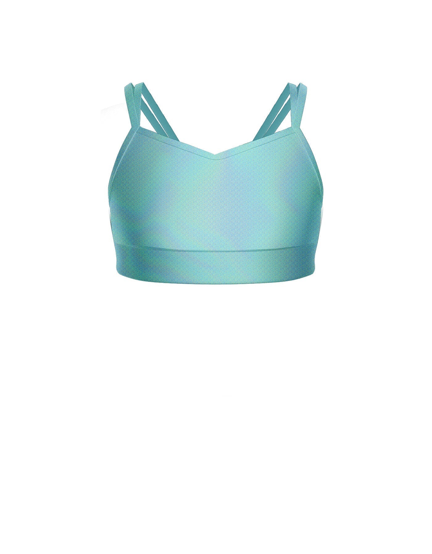 Hologram Sweetheart Double Strap Halter Bra