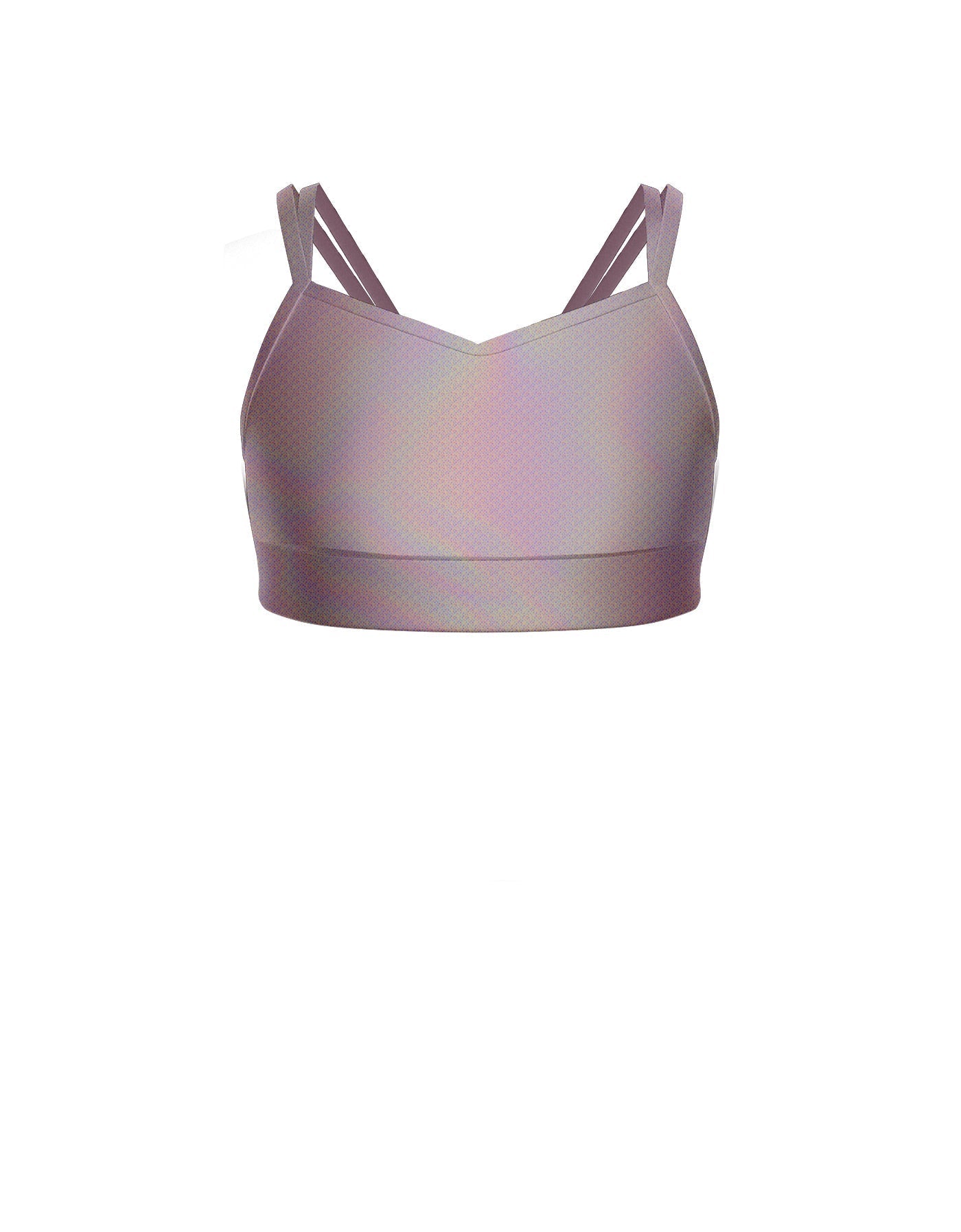 Hologram Sweetheart Double Strap Halter Bra