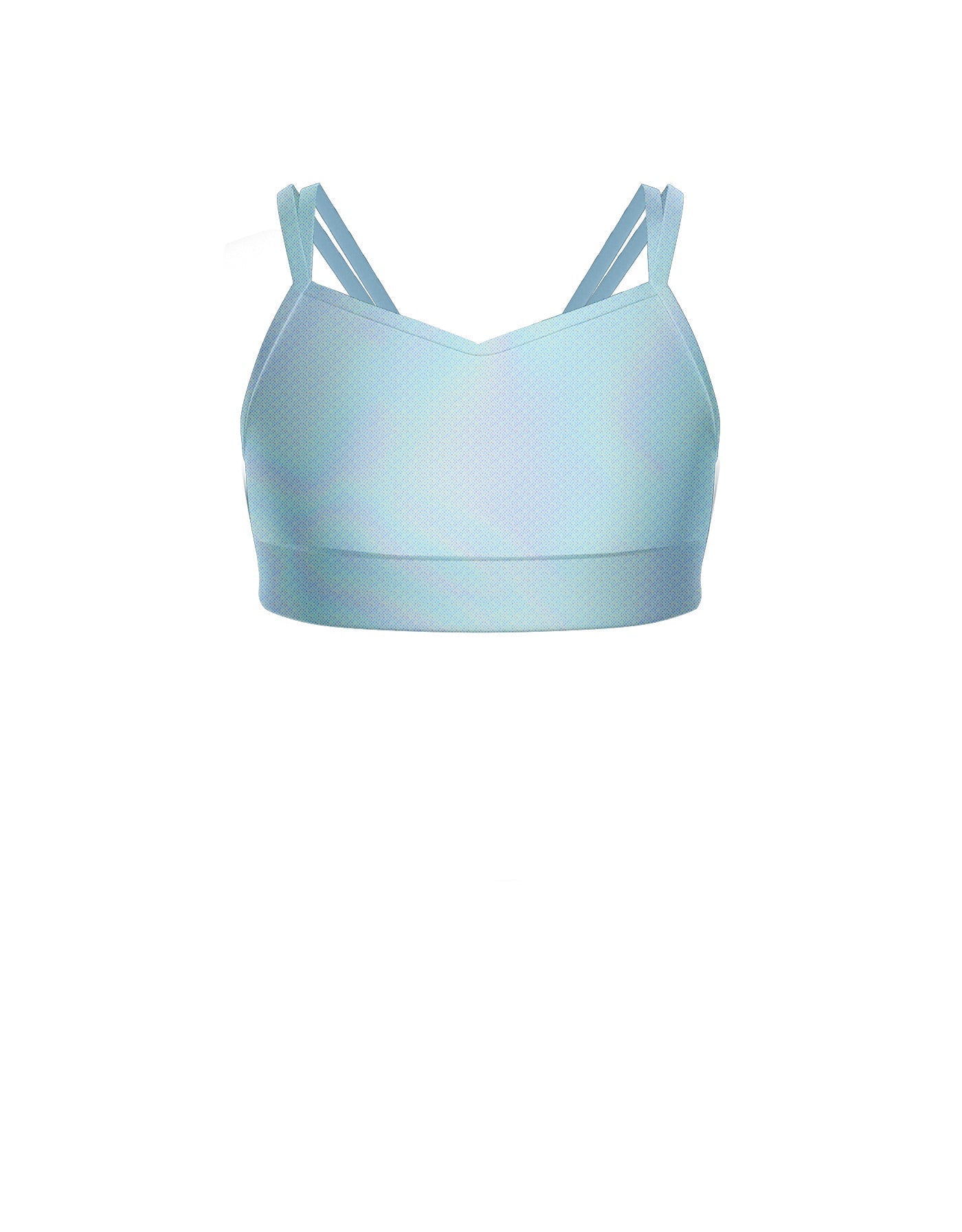 Hologram Sweetheart Double Strap Halter Bra