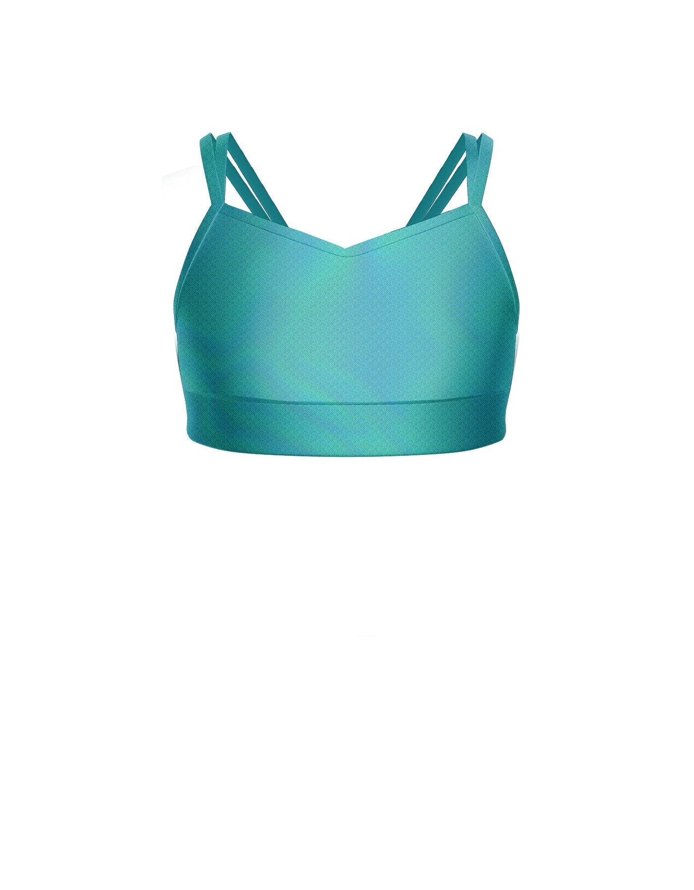 Hologram Sweetheart Double Strap Halter Bra