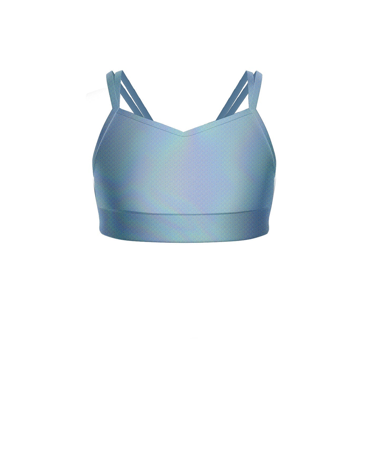 Hologram Sweetheart Double Strap Halter Bra
